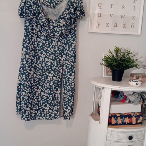 Shein skirt top set green like new size M