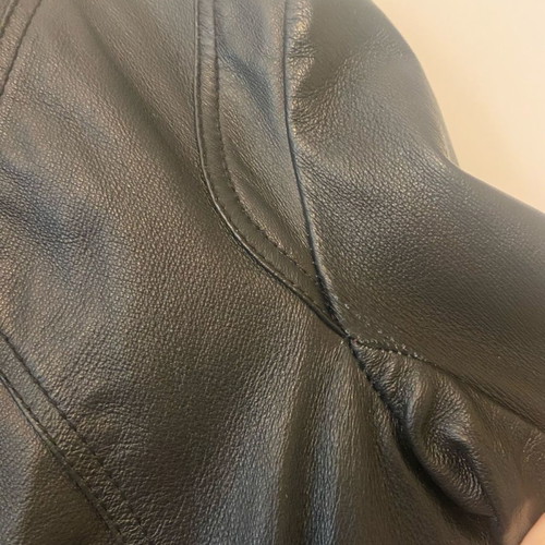 Ysatis leather jacket black, size S
