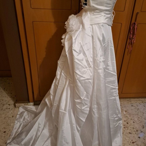 Elegant Wedding Dress New 2 Pieces, Skirt and Corset, White, Size XS-S