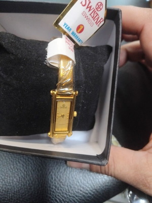 Swistar women's wristwatch new gold color