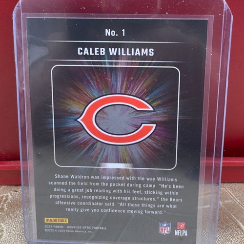 Light it up Caleb Williams Rookie Card new