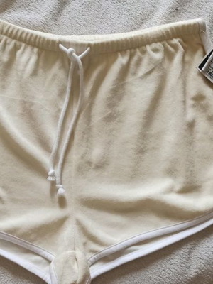 White terry shorts Juicy Couture new, size M