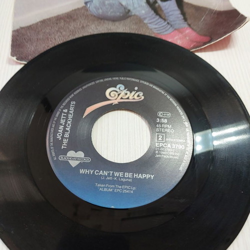 Joan Jett Everyday People 45 vinyl used