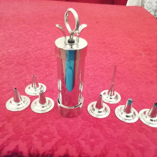 Luxury stainless steel 18/10 cornet new with 7 designs