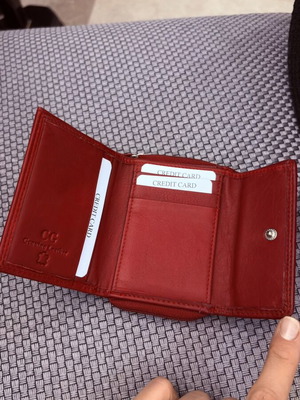 Leather wallet unused