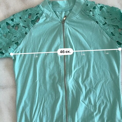 Iso turquoise jacket and top set, large