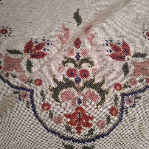 Handmade Tablecloth 80x80 in Excellent Condition