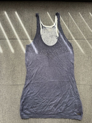 Guess women's tank top like new, size S, cotton and modal