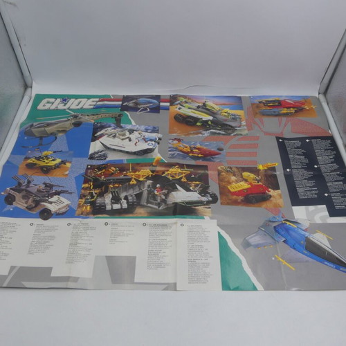 GI Joe Retaliator Helicopter European Catalog Foldout 1991 used Hasbro
