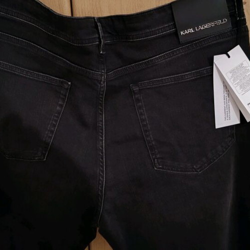 Karl Lagerfeld jeans black new size W36L32 with tags