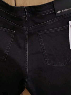 Karl Lagerfeld jeans black new size W36L32 with tags