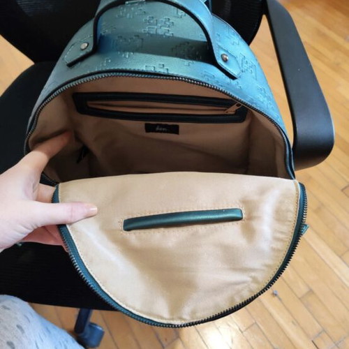 KEM backpack bag with high-quality leatherette