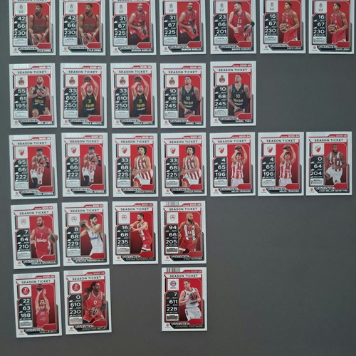 Panini Euroleague Contenders 2025-26 set of 115 cards like new