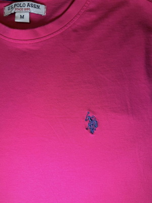 U.S. Polo Assn. T-shirt hot pink size M used