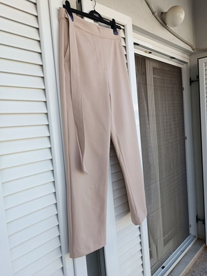 Marks & Spencer Beige Cigarette Chino Pants like new, size S 36 8
