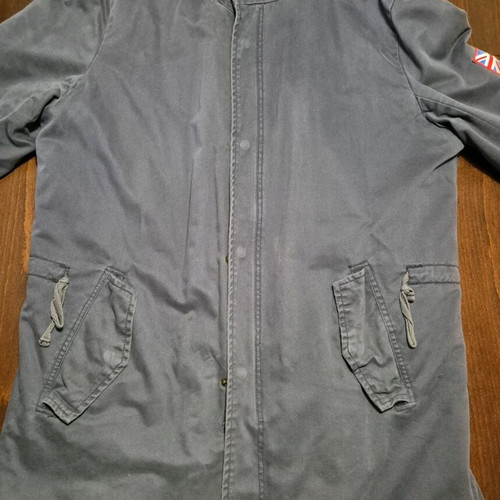 Blue parka jacket Gymnasium used, size 3XL