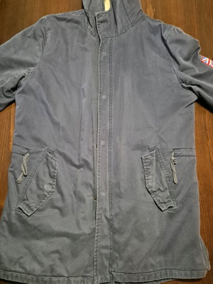 Blue parka jacket Gymnasium used, size 3XL