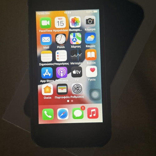 iPhone SE 16GB space grey used with case and box