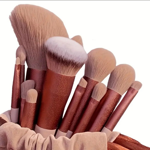 Makeup brush set new, 13 pieces
