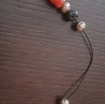 Santorini handmade worry beads with volcanic lava beads