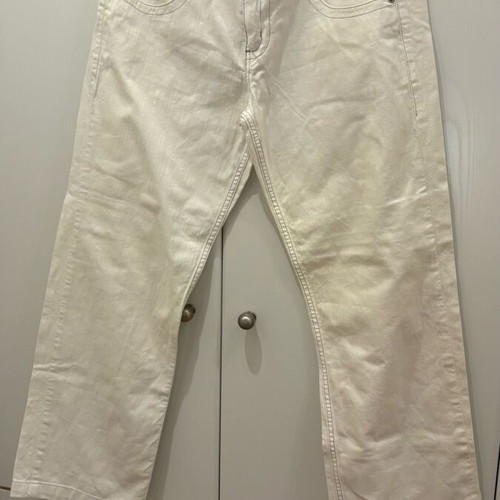 North Sails Men's Pants 100% Cotton New, Size 48, White Beige