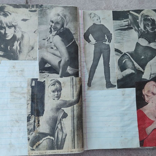 Album with actor photo clippings No2, 50 pages, 17x25cm