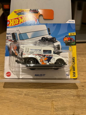 Hot Wheels Mailed It White new
