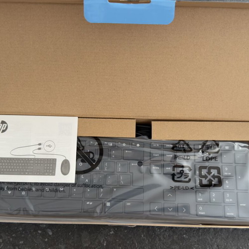 HP Wired Desktop 320MK Mouse and Keyboard Combo set new