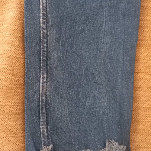 Jean skinny with fringes like new, size XXL