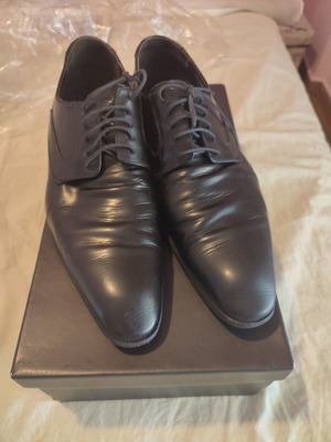 Leather men's shoes size 41 scarps