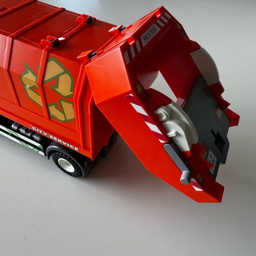 Playmobil City Life Recycling Truck 70200 like new partial set