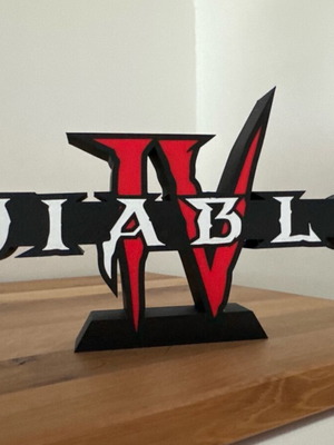 3D Lightbox Diablo USB lamp