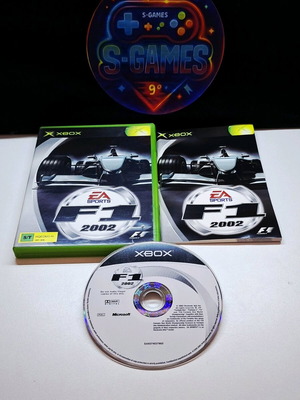 Formula 1 2002 Xbox game used with scratched disc