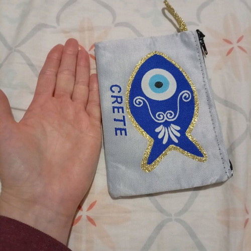Wallet new blue and silver