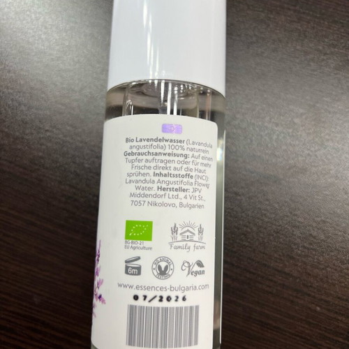 Floral water face mist new with lavender scent