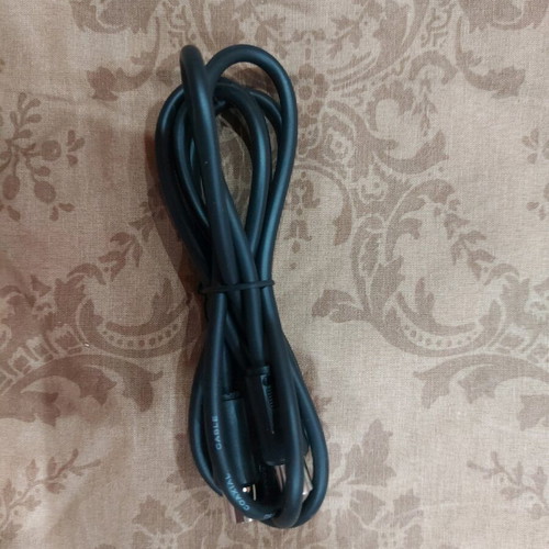 Coaxial cables new, set of 2, white and black