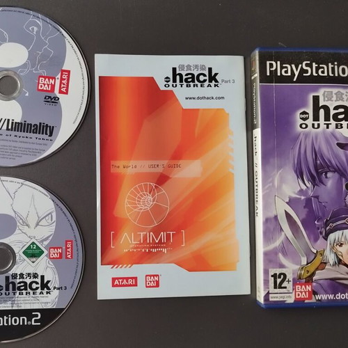 Sony Playstation 2 παιχνίδι .Hack Outbreak Part 3 μεταχειρισμένο, αγγλικό