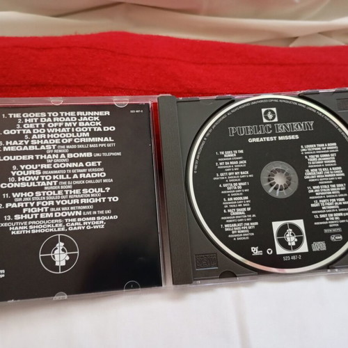 Public Enemy Greatest Misses CD album, 1992 original