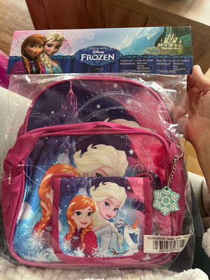 Σετ Frozen 3 τεμαχίων με τσάντα πλάτης και πορτοφόλι, καινούργιο