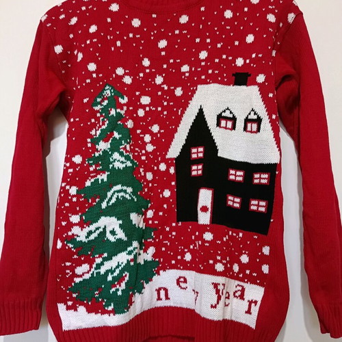 Children's sweater with Christmas theme like new