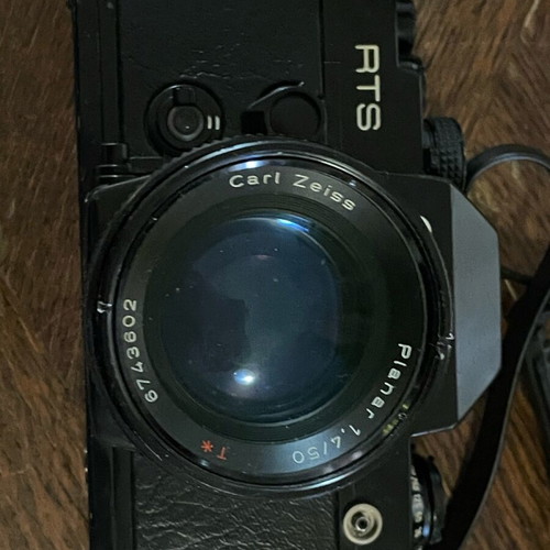 Contax RTS 35mm SLR camera with Zeiss 50mm f/1.4 lens used