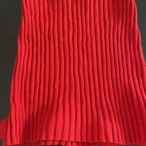 Combos Knitwear mini skirt like new, red, size M