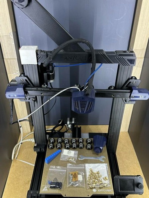 3d printer ANYCUBIC Kobra Go σαν καινούργιο με αναβαθμίσεις και αξεσουάρ