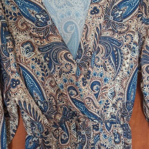Pop Air Wrap Dress XXL like new, midi, 3/4 sleeve, elastic