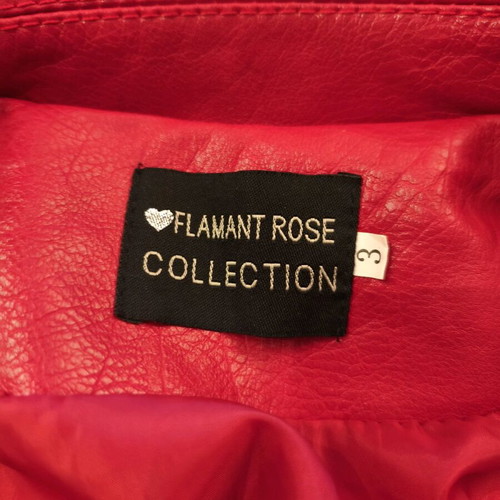 Κατακόκκινο biker jacket σαν καινούργιο, μέγεθος S/M