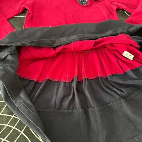 Dr. Moda girls dress like new, size 4–5 years, red
