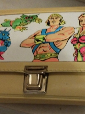 Κασετίνα He-Man Masters of the Universe καινούργια, ελληνικής κατασκευής 80s