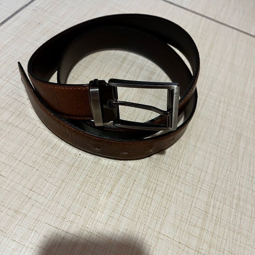 Men's belt brown new, original leather size 110/35