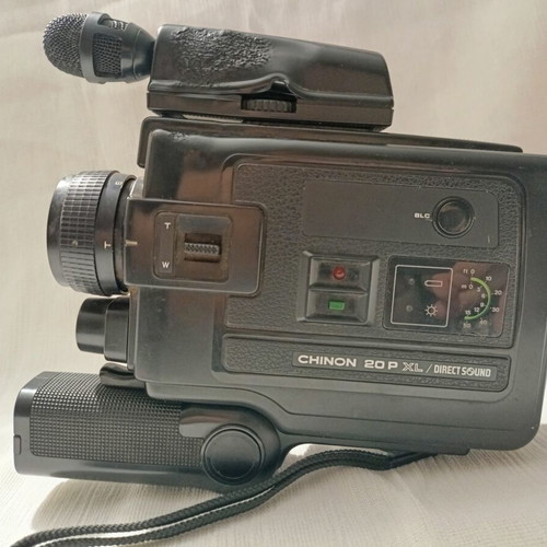 Chinon 20 P XL S8 camera used, direct sound, zoom lens