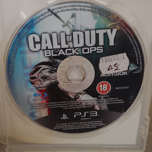Call of Duty Black Ops PS3 game, like new